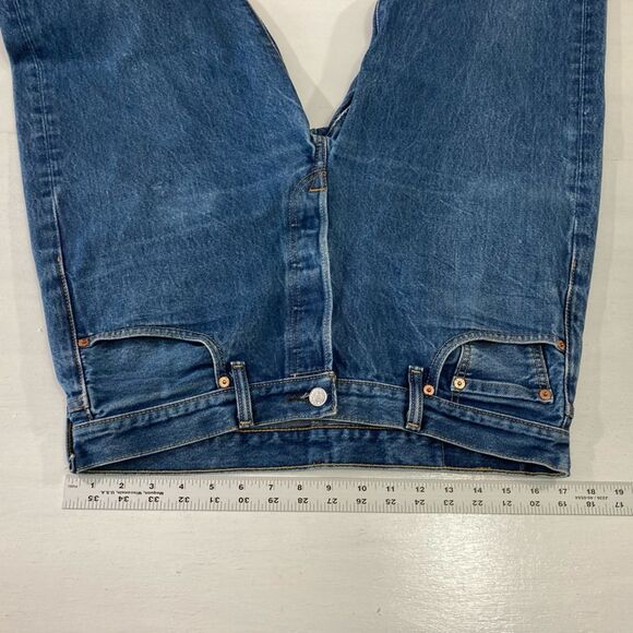 Levi’s Jeans Men’s 36x34 Blue Denim 501 XX Button Fly Straight Leg Classic - Picture 11 of 14